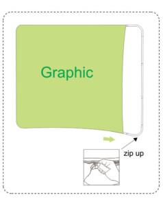 Curved Tension Fabric Display