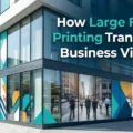 How Large Format Printing Transforms Business Visibility